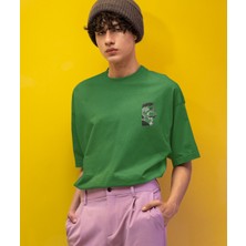 Tomy Baskılı Oversize Erkek Tişört