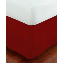 Kırmızı Yırtmaçlı Baza Eteği Organik Pamuklu