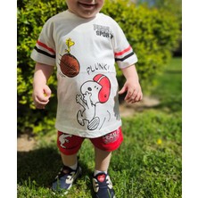 Snoopy Erkek Çocuk Şortlu Takım