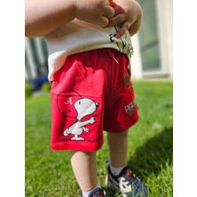 Snoopy Erkek Çocuk Şortlu Takım