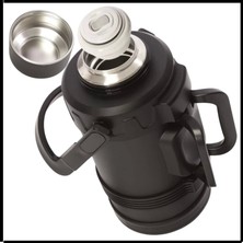 Igloo Uyguna-Yakala 4 Lt - Siyah -Çelik Termos -Rm.195