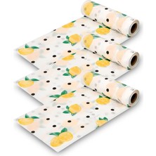 Kullan At Masa Aktivite ve Piknik Örtüsü 100 x 120  cm  3 Rulo Limon