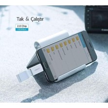 Adaptör, Beyaz 2.0 Çevirici Otg USB Micro USB Yeni