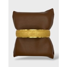 Arnes Jewelry Çelik 22 Ayar Altın Kaplama Bilezik