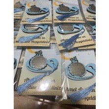 20 Adet Aynalı Pleksi Söz, Nişan, Kına, Nikah, Bebek Doğum Mevlit Nazar Duası-Sunum Kart Ile