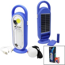 3ın1solar - pilli - usb şarjlı - fener ışıldak powerbank led - cob - seyyar ampul (4887)