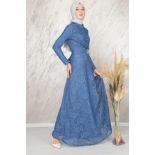 Kent Moda Ahunisa Tanem Abiye Indigo 6525