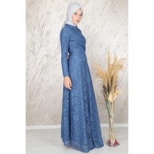 Kent Moda Ahunisa Tanem Abiye Indigo 6525