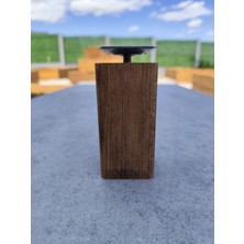 Wholewood Ahşap Koltuk Komodin Şifonyer Mobilya Ayağı Yuvarlatılmış M8 Vidalı Masif Ahşap Ayak