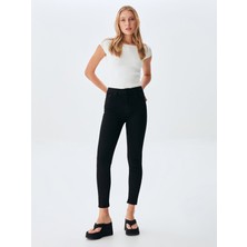 LTB Marcella X Dar Paça Yüksek Bel Siyah Jean Pantolon