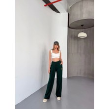 Aemido Osy Modal Yumuşak Dokulu Kumaş Nakış Işlemeli Rahat Bol Paça Eşofman Pantalon - Siyah