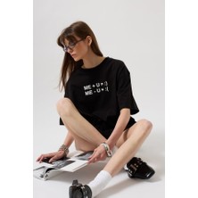 Alinn Butikk Kabartma Baskılı T-Shirt