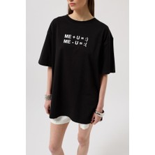 Alinn Butikk Kabartma Baskılı T-Shirt
