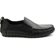 Siyah Leather Erkek Casual Ayakkabı E01900400203