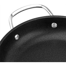 Nehir Titanium Siyah 20 Cm Kapaklı Sahan