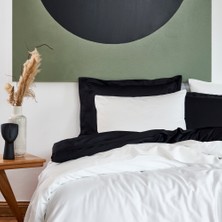 Linens Mix&Match Pamuk Saten Çift Kişilik Nevresim Kılıfı Ekru