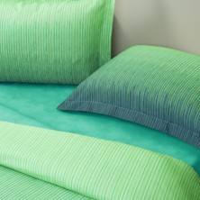Taç Butik Nordıc Pamuk Çift Kişilik Nevresim Yeşil