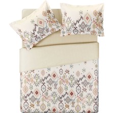 Taç Butik Magıc Pamuk Çift Kişilik Nevresim Somon