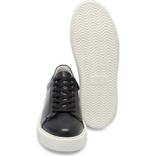 Tergan Siyah Hakiki Deri Erkek Sneaker - E25I1AY57300-A23