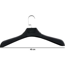 10 Adet Lama Kancalı, Plastik, Ceket, Palto, Kaban  Askısı 45  cm