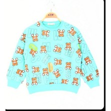Toontoy Kız Çocuk Harf Baskılı Sweatshirt