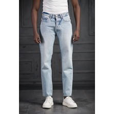 Fbı Pamuklu Taş Yıkama Baggy (Geniş Paça) Jean Pantolon