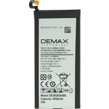 Demax Samsung Galaxy S6 Güçlendirilmiş Batarya EB-BG920ABE