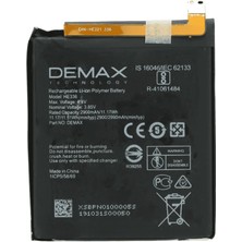Demax Nokia 3.1 Güçlendirilmiş Batarya HE336