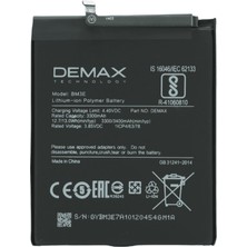 Demax Xiaomi Mi 8 Güçlendirilmiş Batarya BM3E