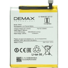 Demax Xiaomi Redmi 7A Güçlendirilmiş Batarya BN49