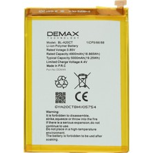 Demax Omix X400 Güçlendirilmiş Batarya BL-20ACT