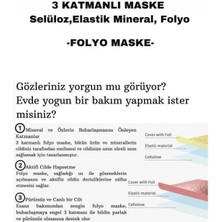Dermal 3 Katmanlı Altın Gold Flash Foil Göz Altı Torbalarına Karşı Kağıt Göz Maskesi 4 gr 5 Adet