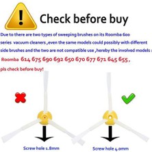 Stayrea 600 Serisi 606 610 620 630 650 660 675 676 Elektrikli Süpürge Aksesuarları Için Silindir Yan Fırça Filtre Tekerleği (Yurt Dışından)