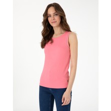 Pierre Cardin Kadın Pembe Ex. Slim Fit Örme Bluz 50301485-VR041