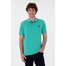 U.S. Polo Assn. Erkek Regular Fit Polo Yaka Mint Basic Tişört 50306011-VR090