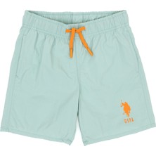 U.s. Polo Assn. Erkek Çocuk Su Yeşili Deniz Şortu 50309615-VR048