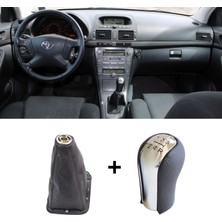 Toyota Avensis Vites Topuzu Nikelaj + Vites Körüğü 2003-2006 Model Uyumlu