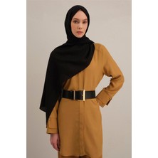 Armine Link Desen Bambu Cotton Şal 01