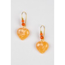  Etnik Otantik Kalp Figürlü Küpe