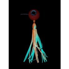 S.F. Jig S.F. Melek Gözü Jig 150g Turuncu Uv - 0/3 No Paslanmaz Iğne - Uv Glow Saçak