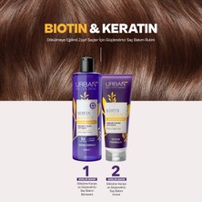 Urban Care Biotin & Keratin Saç Bakım Şampuanı 350 ml x 3 