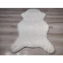 Yamalıhome Peluş Halı Apost Beyaz 75X150CM Post Halı