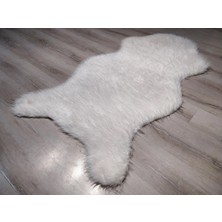 Yamalıhome Peluş Halı Apost Beyaz 75X150CM Post Halı