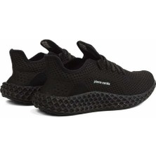 Pierre Cardin PC-30679 Fileli Erkek Günlük Yürüyüş Spor Ayakkabı Sneaker - Siyah - 40