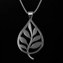 TabiTela 925 Ayar gümüş kolye yaprak SM1778