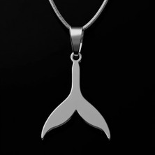 TabiTela 925 Ayar gümüş kolye balina kuyruğu   SM2568