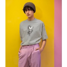 Terzili Giyin Joker Grin Baskılı Erkek Tişört