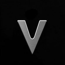 TabiTela 925 Ayar gümüş kolye Harf V   SM3104