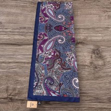 Aker Lacivert-Mor  Soft Touch Şal 002