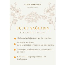 Love Bundles Lavanta Uçucu Yağ | Buhurdanlık Esansı | Aromaterapi | Uçucu Yağ Esansiyel Buhurdanlık Yağı 10ml